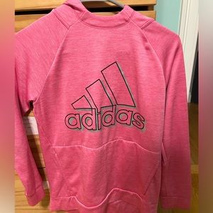 Pink Adidas hoodie